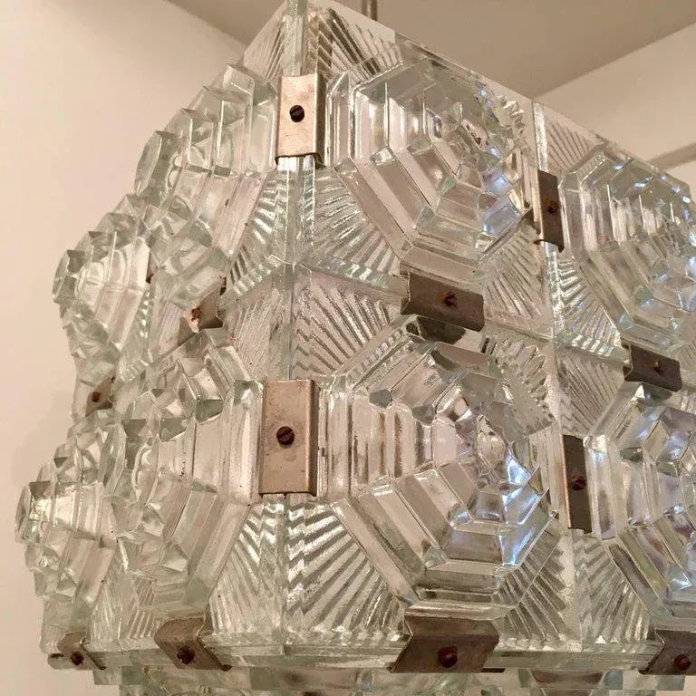 1960 Czech 1 Crystal Pendant by Kamenicky Senov - 9