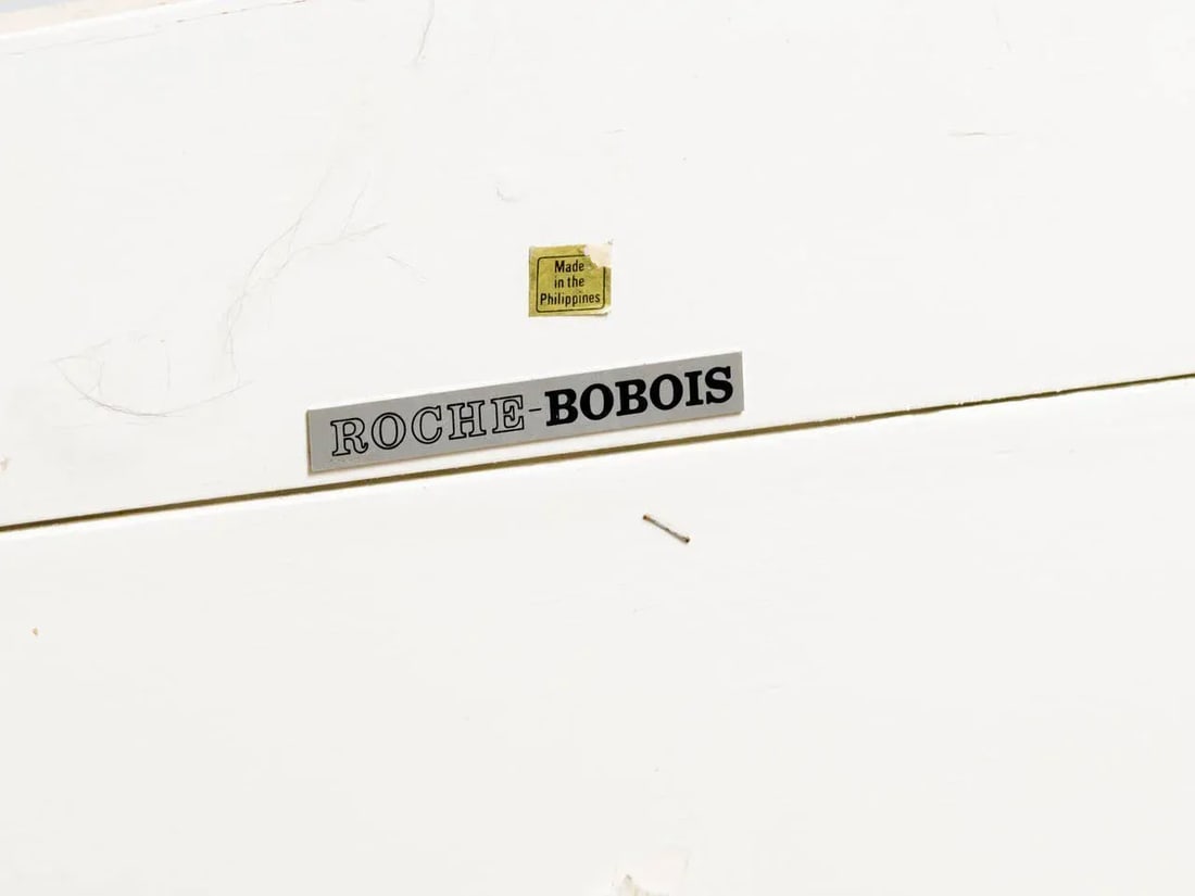 Tessellated Stone Mirror With Brass Inlay by Roche-Bobois - 7