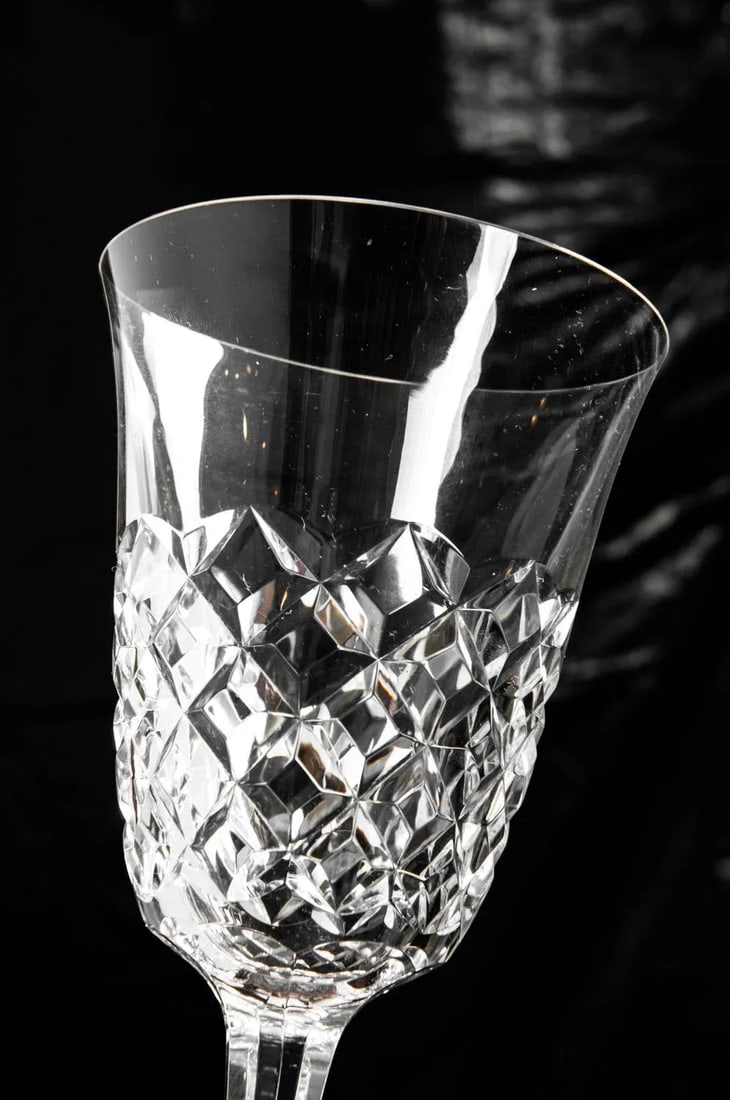 Vintage Baccarat Crystal Glassware - Set of 18 - 8