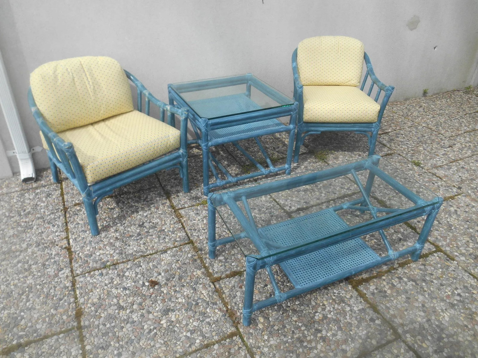 Stunning Vintage 4 Piece McGuire Sunroom / Patio Set - 2