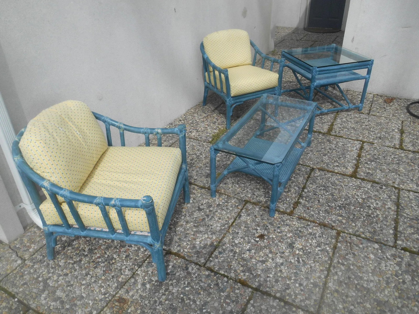 Stunning Vintage 4 Piece McGuire Sunroom / Patio Set - 3