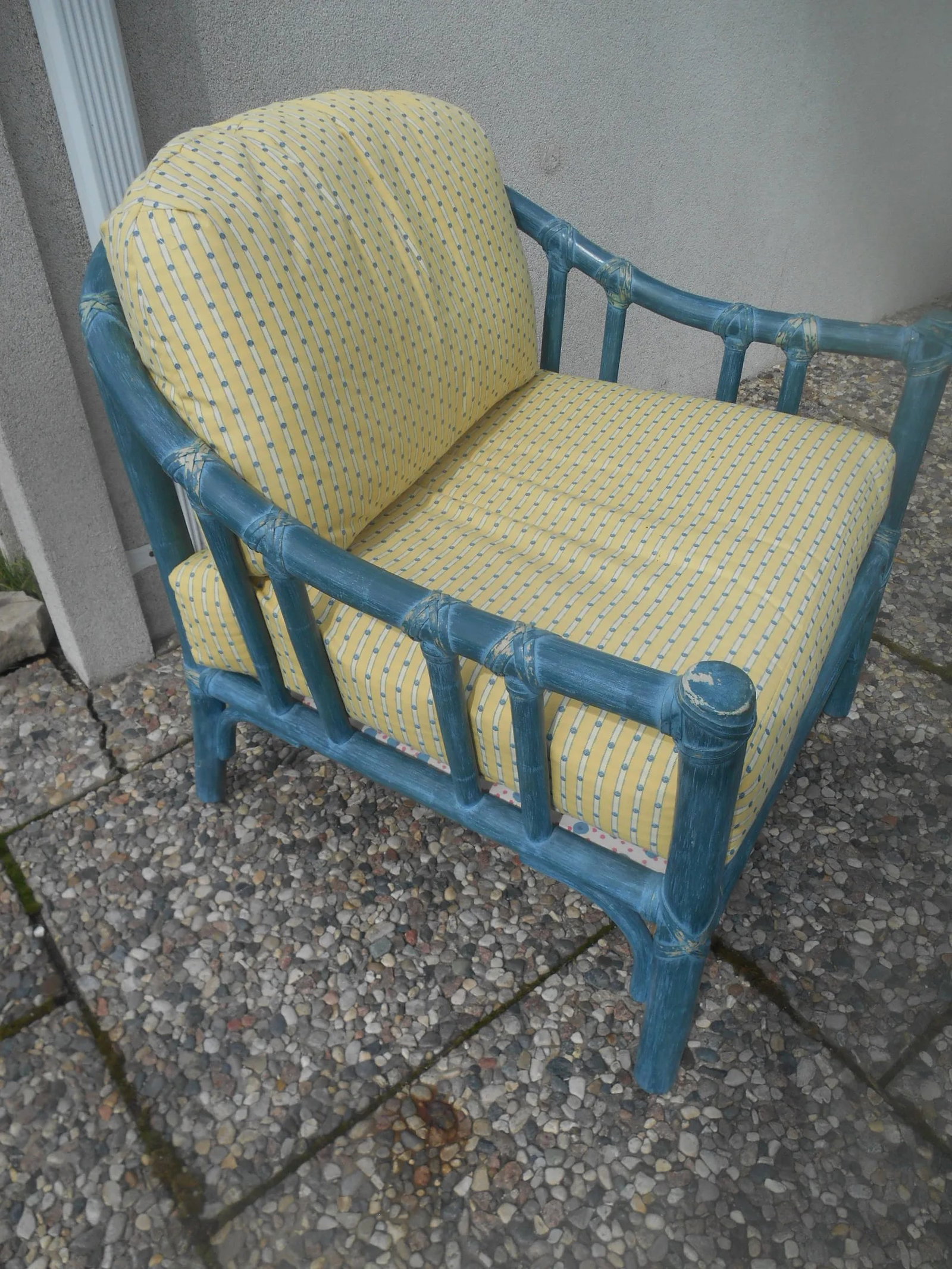 Stunning Vintage 4 Piece McGuire Sunroom / Patio Set - 4