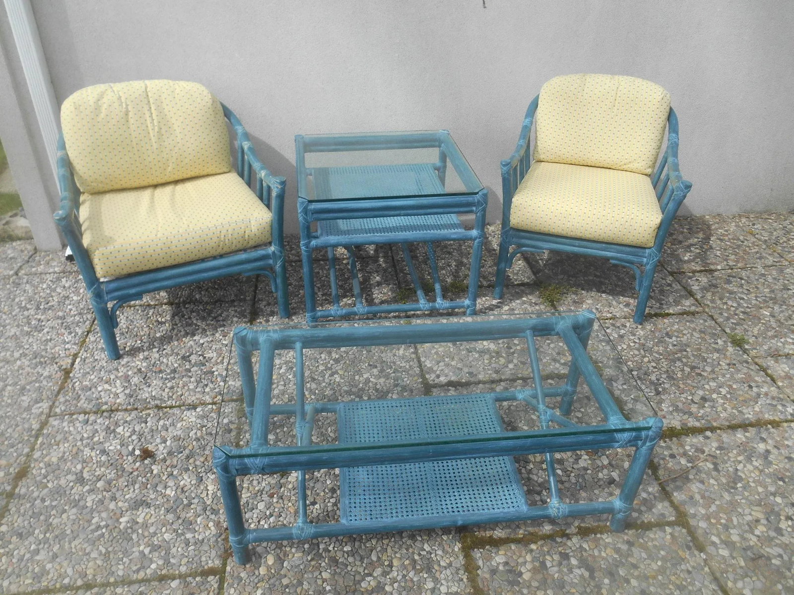 Stunning Vintage 4 Piece McGuire Sunroom / Patio Set - 7