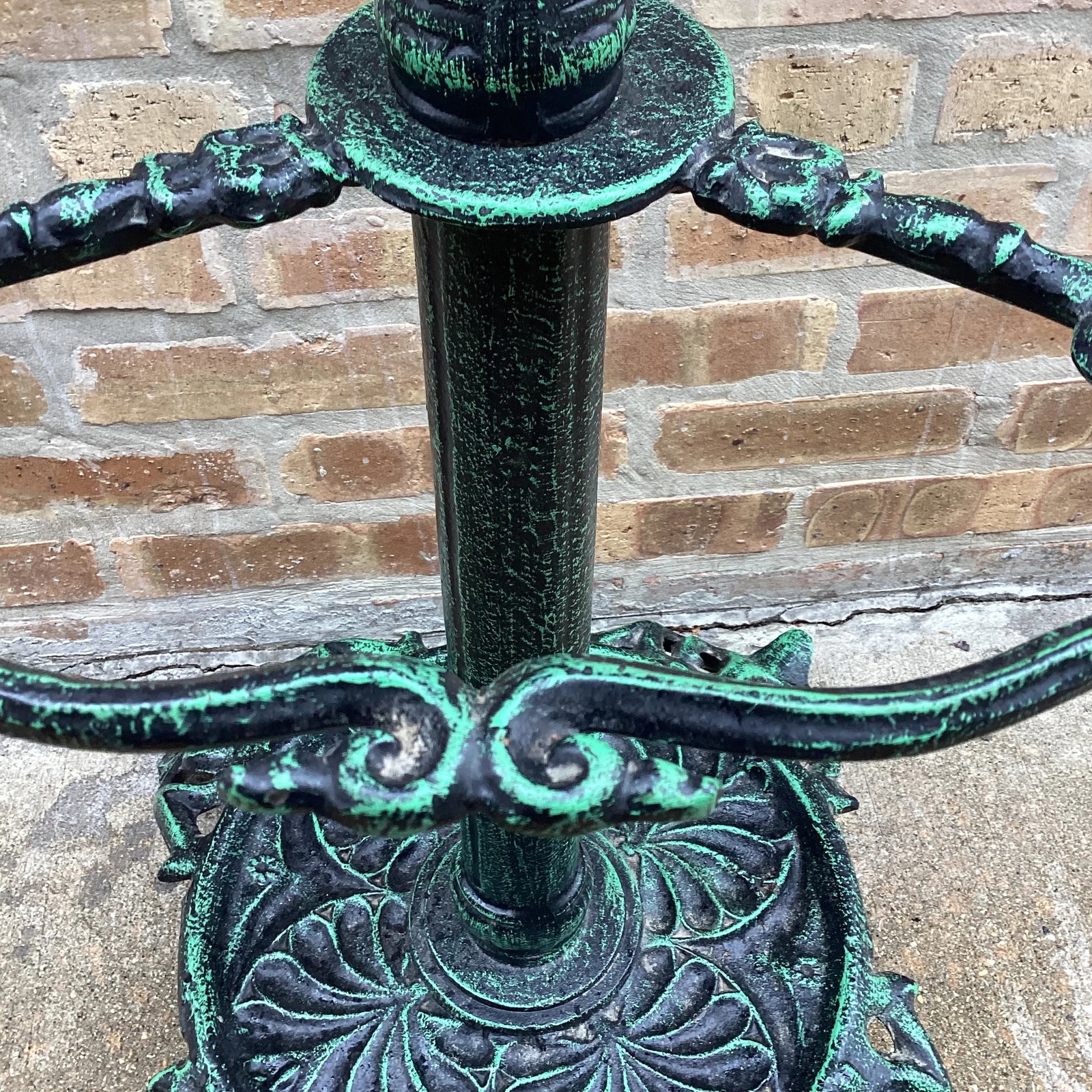 Antique English Style Cast Iron Coat Rack 1940 - 10