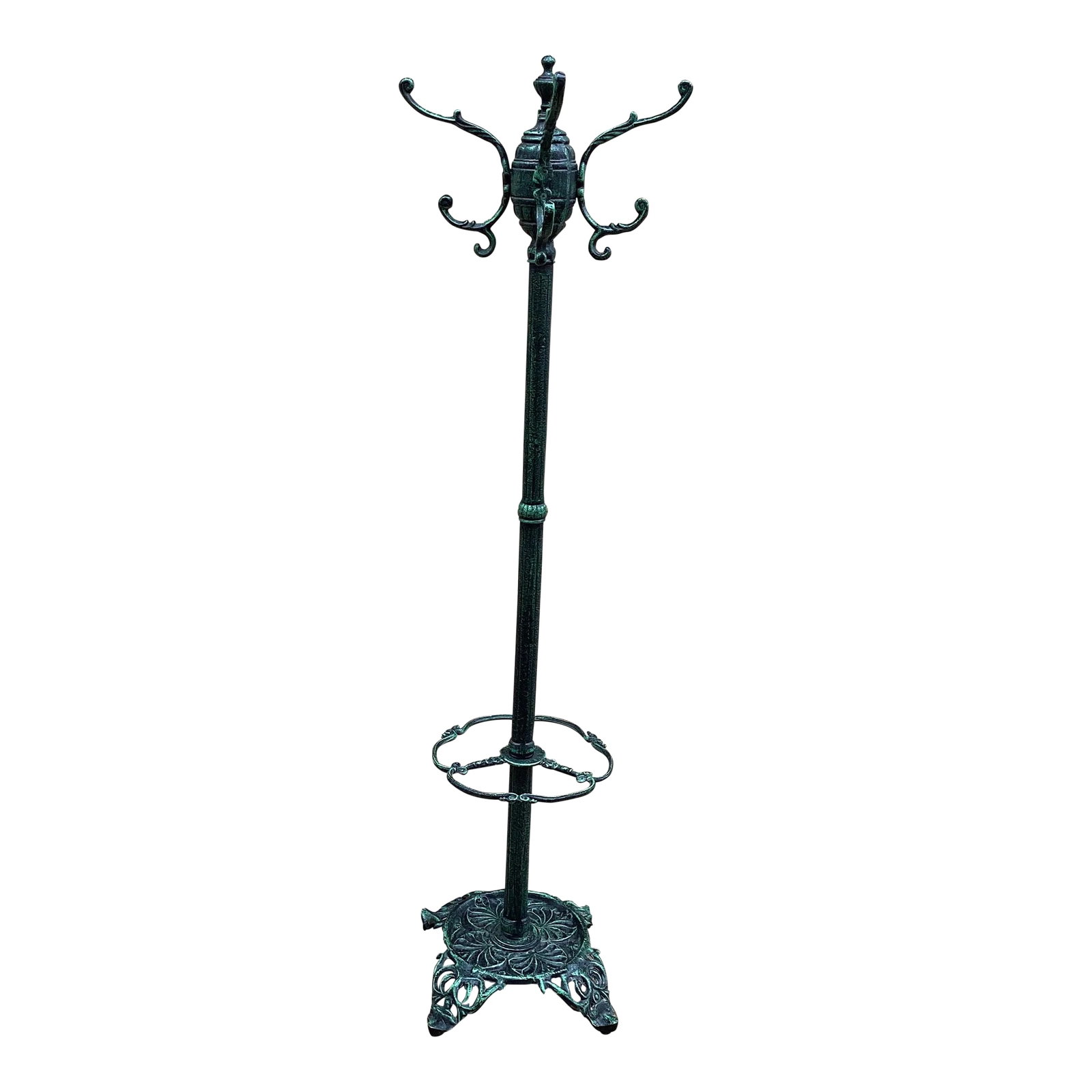 Antique English Style Cast Iron Coat Rack 1940 (1 of 12)