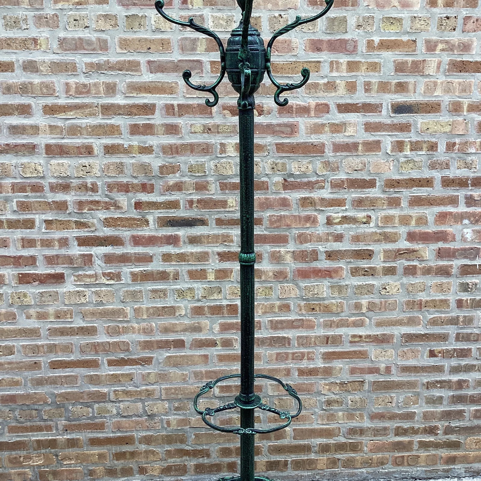Antique English Style Cast Iron Coat Rack 1940 - 2