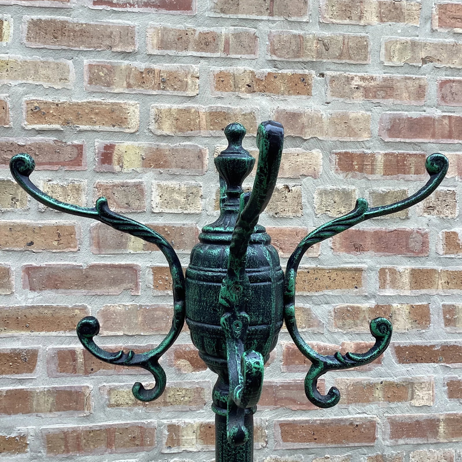 Antique English Style Cast Iron Coat Rack 1940 - 4