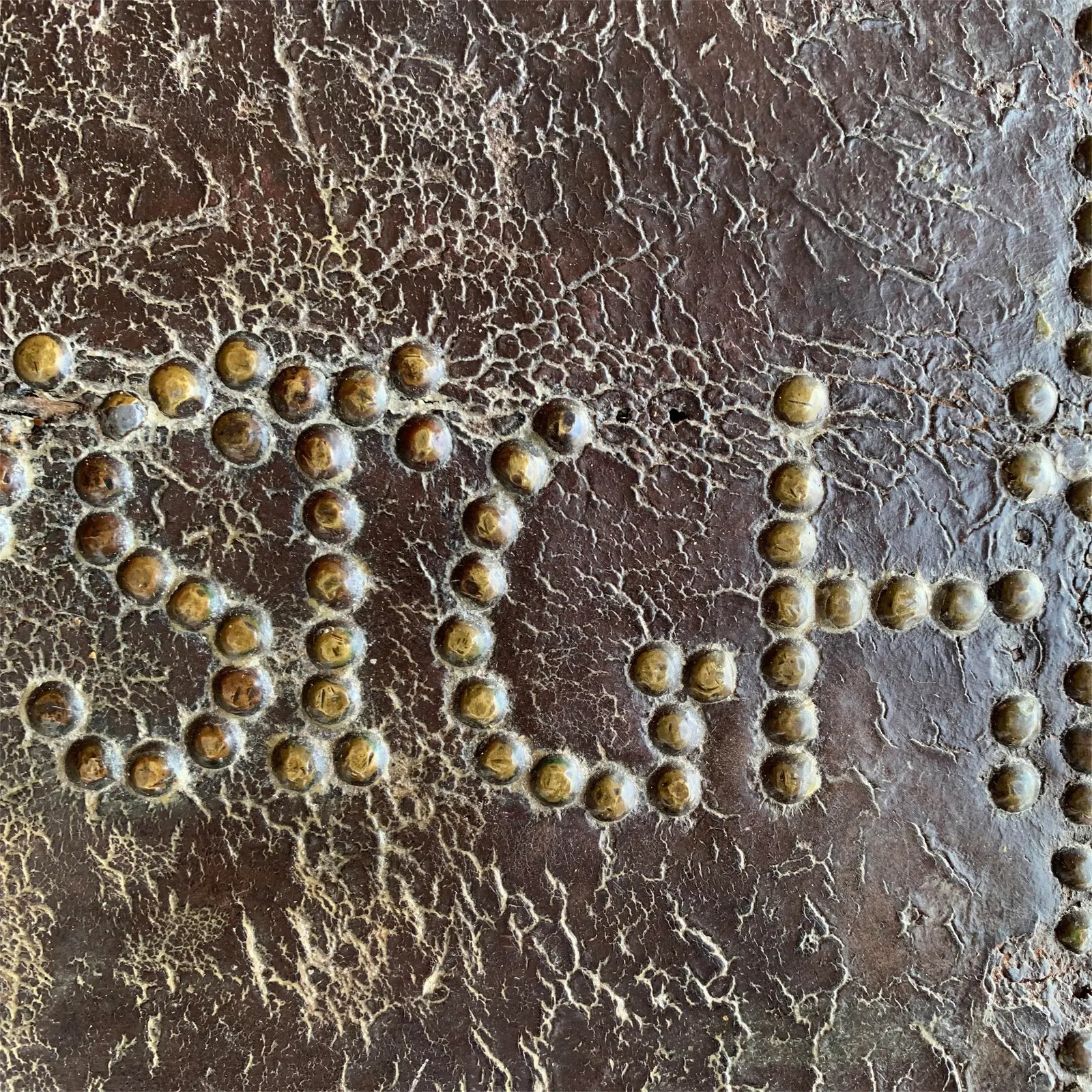 17th Century Italian Leather Lock Box - 8