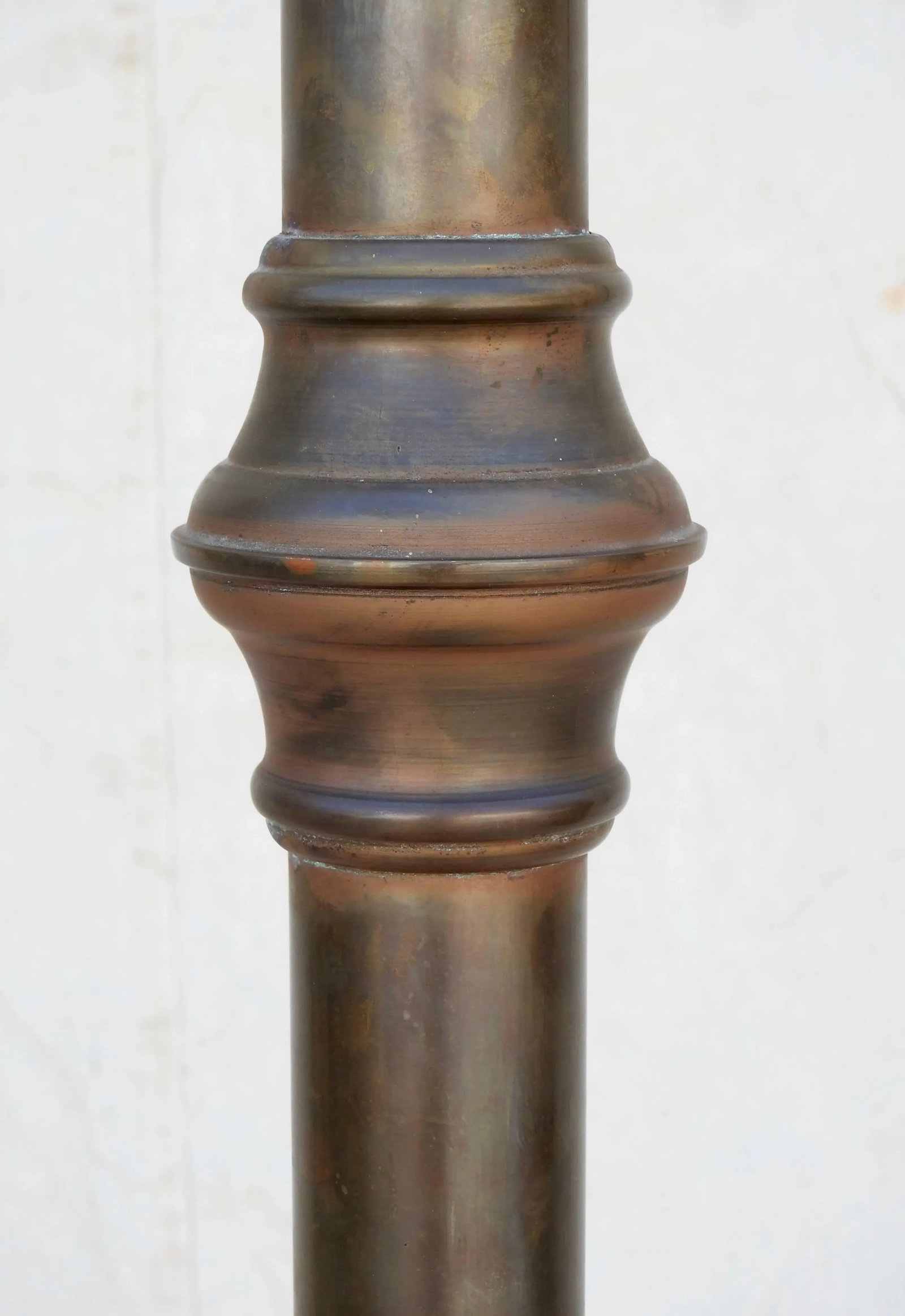 Early 20th Century Art Deco Brass Coat Rack - 9