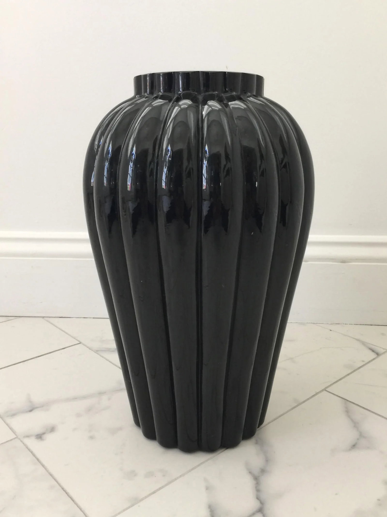 George Sakier for Fostoria Glass Company "Lotus" Vase - 11