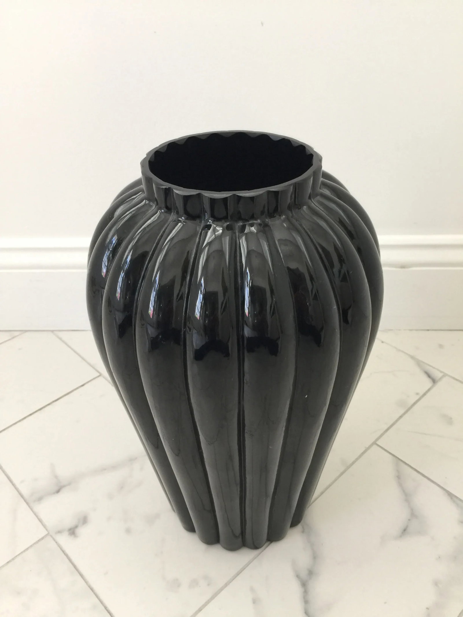 George Sakier for Fostoria Glass Company "Lotus" Vase - 3