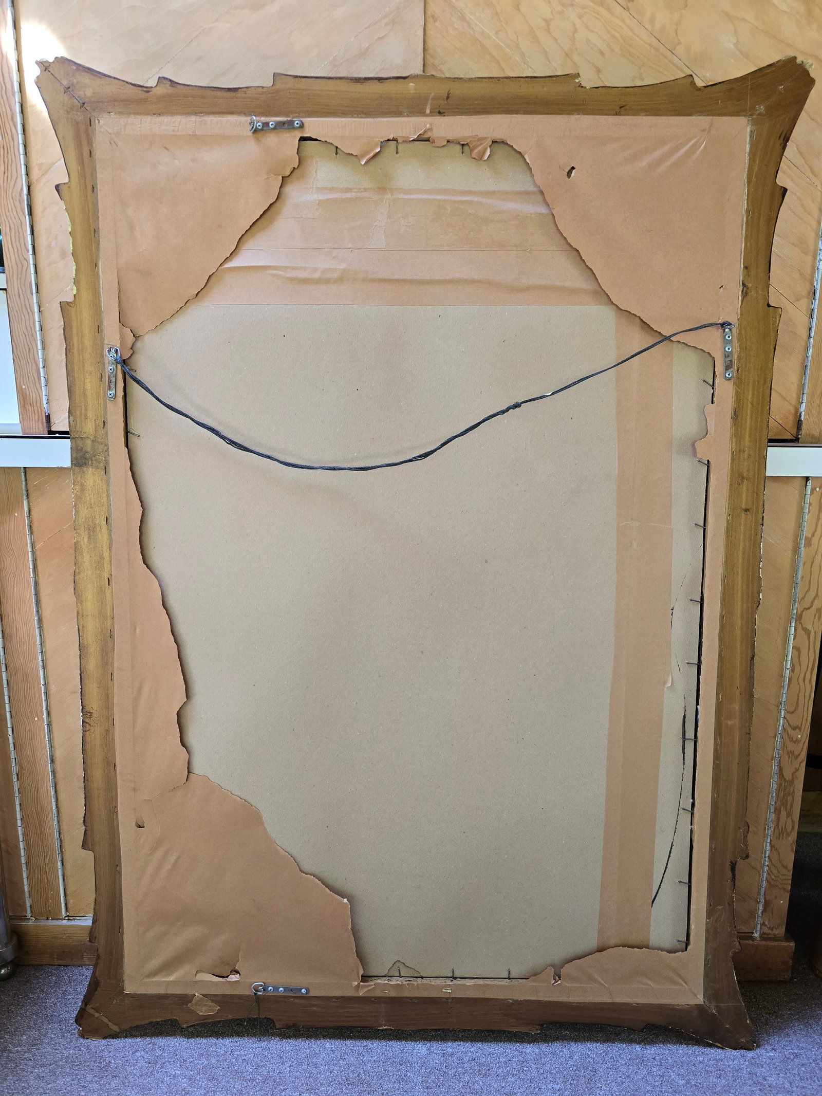 1960s Hollywood Regency Faux Bamboo Mirror - 9