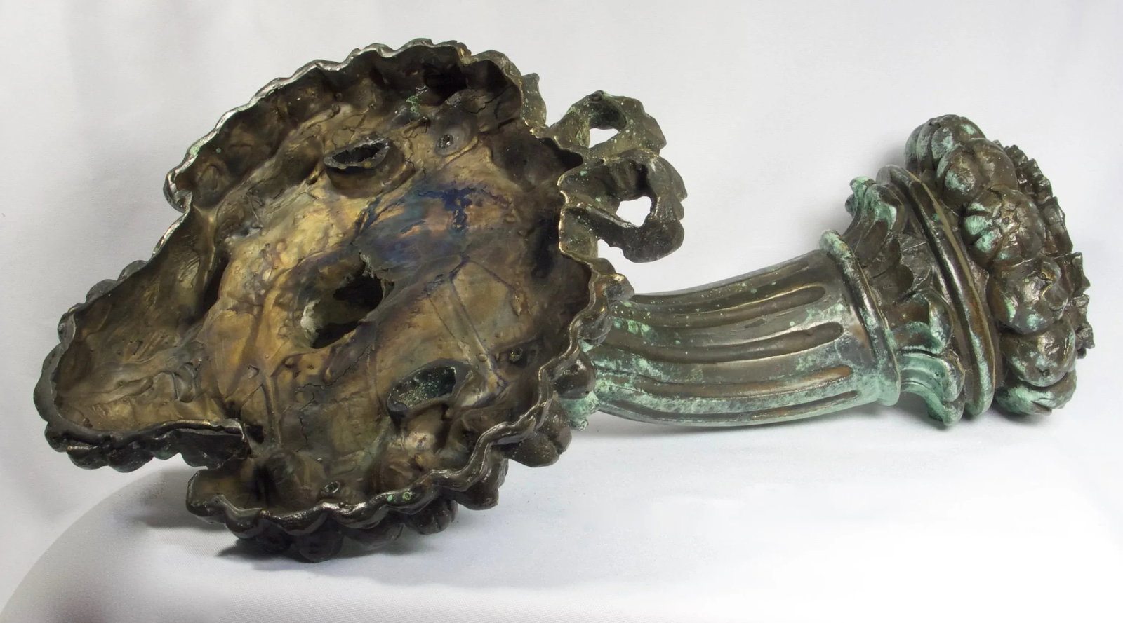 Bronze Torch Sconce - 3
