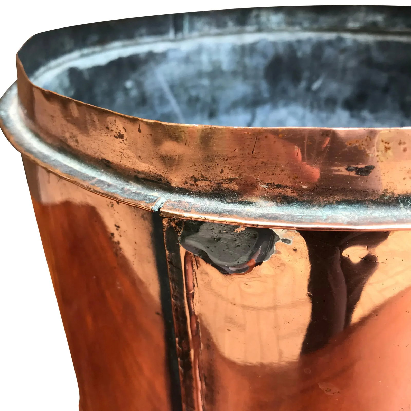 Set of Three Early 20th Century English Copper Funnels - 5