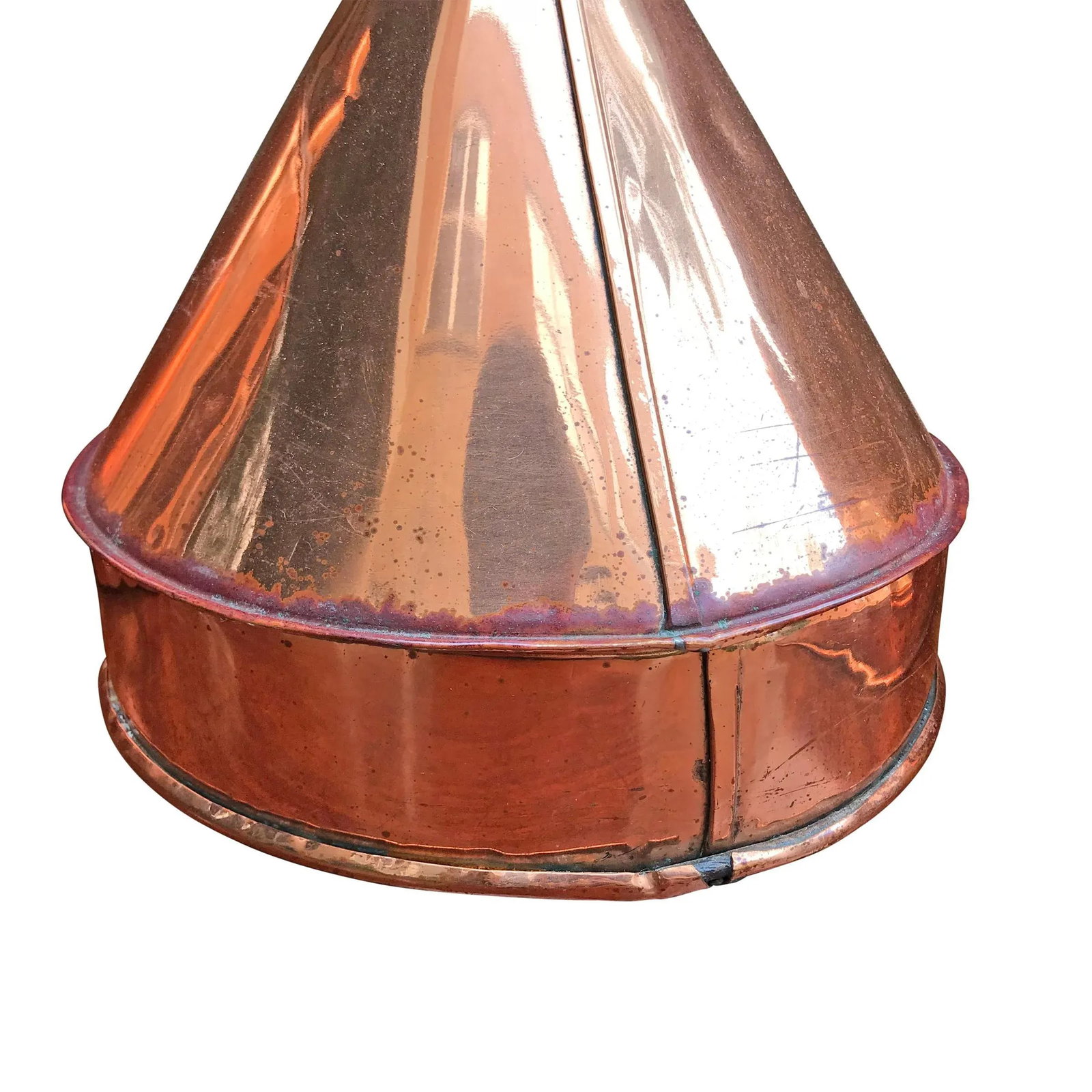 Set of Three Early 20th Century English Copper Funnels - 6