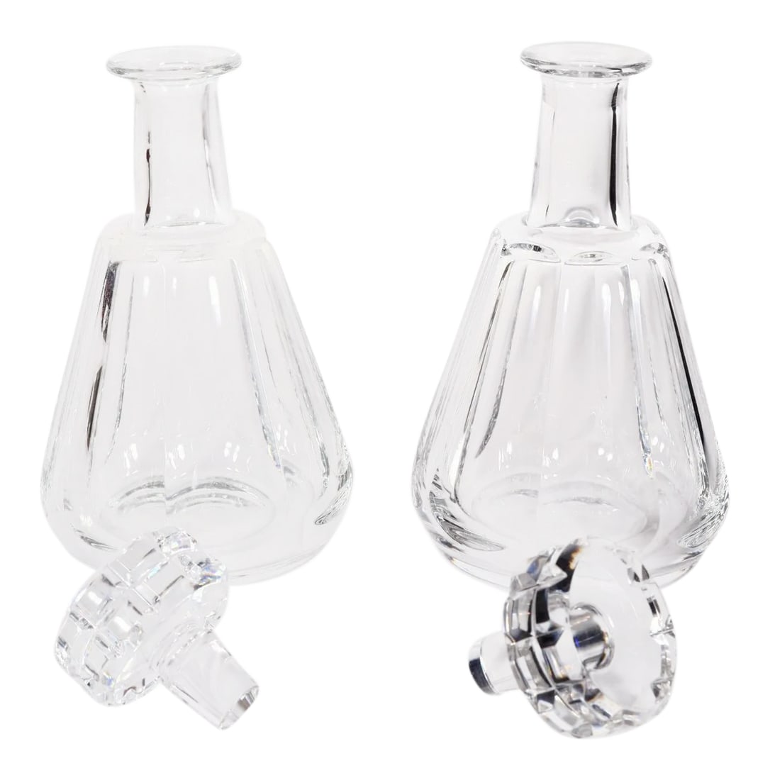Cut Crystal Drinks Baccarat Decanters - a Pair (1 of 6)