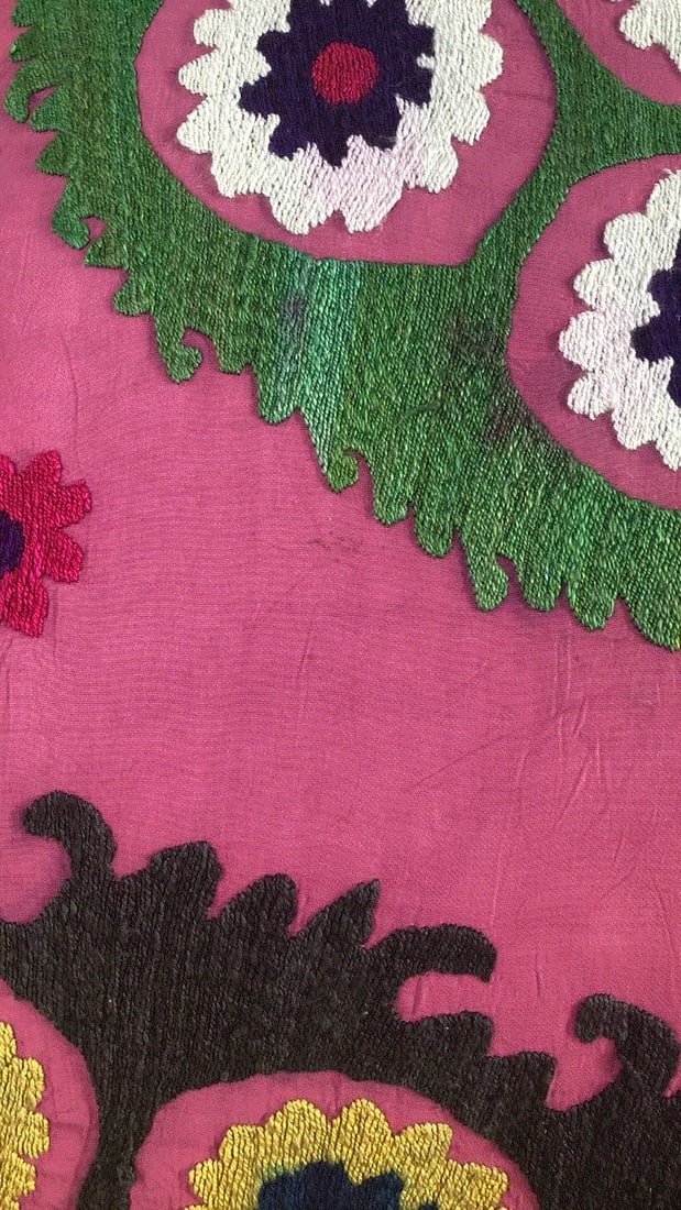 Turkish Suzani Pillows - A Pair - 3