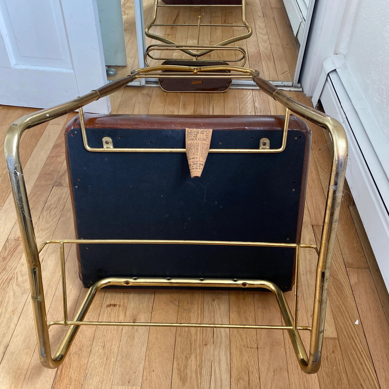 Mid 20th Century Marvelous Mid-Century Modern "Val-O-Seat" Valet Stand/Chair by Pearl Wick - 10