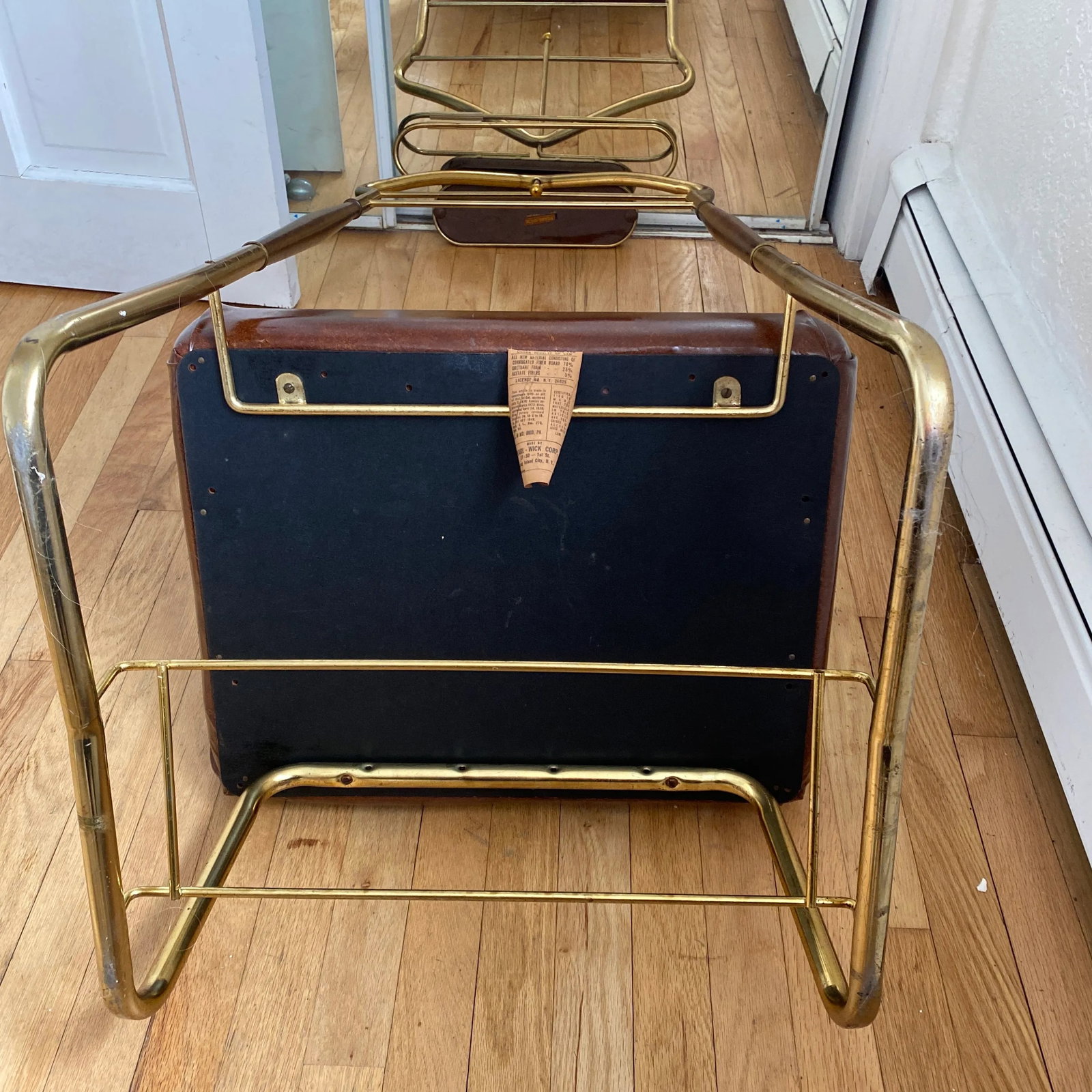 Mid 20th Century Marvelous Mid-Century Modern "Val-O-Seat" Valet Stand/Chair by Pearl Wick - 9