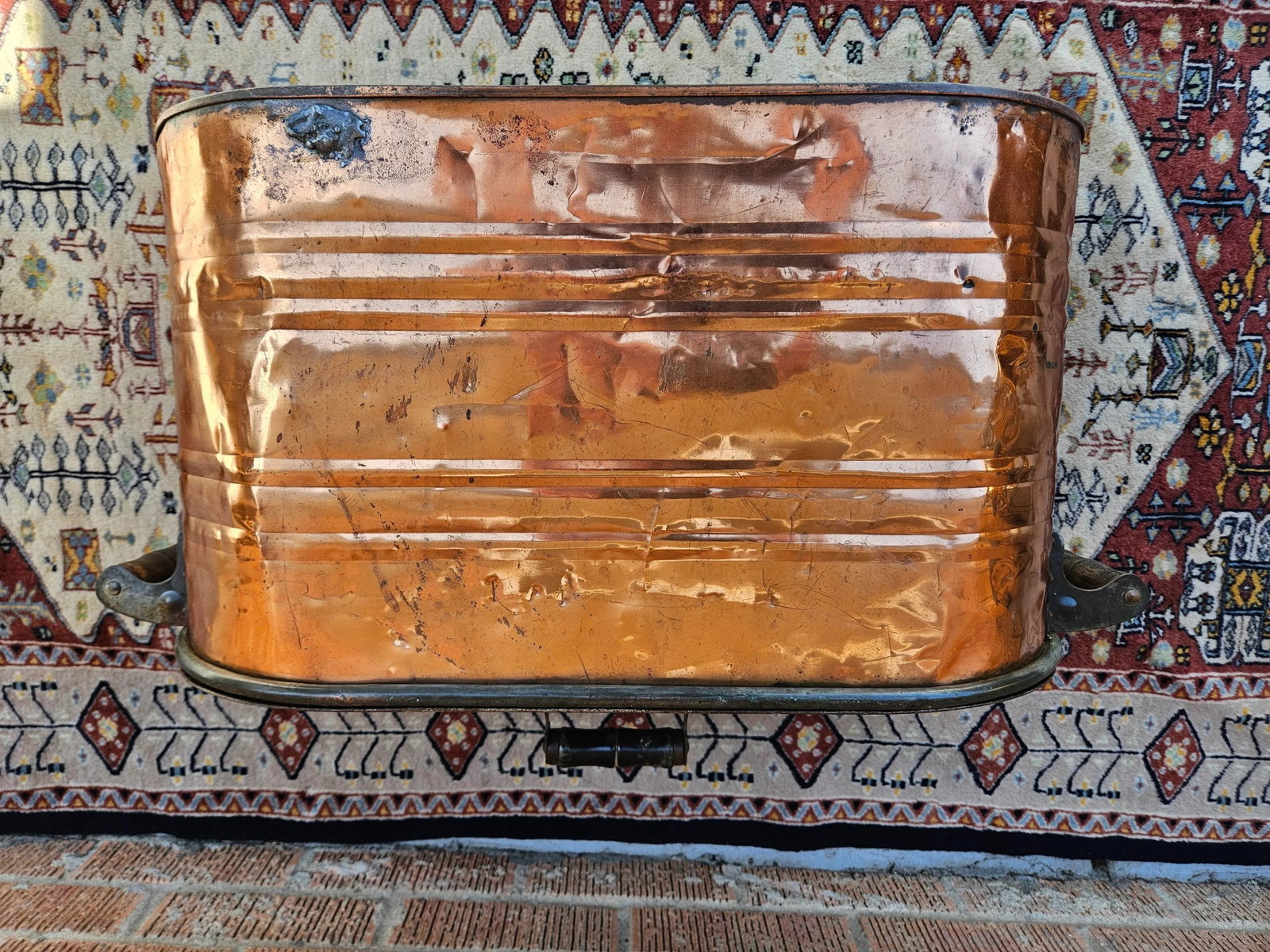 Early 20th Century Vintage Copper Bin With Lid - 8