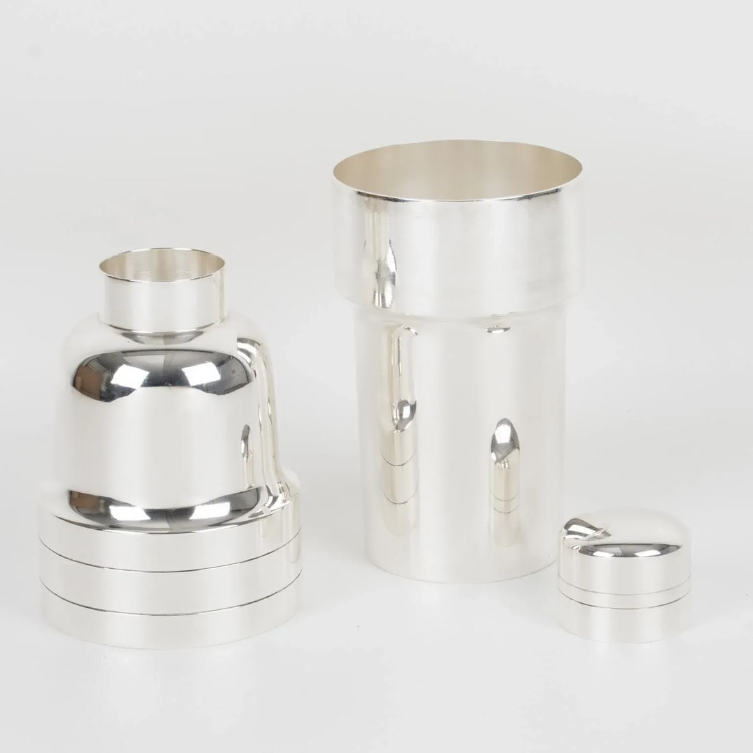 Art Deco Silver Plate Cocktail Shaker by CGF Lyon, France - 2