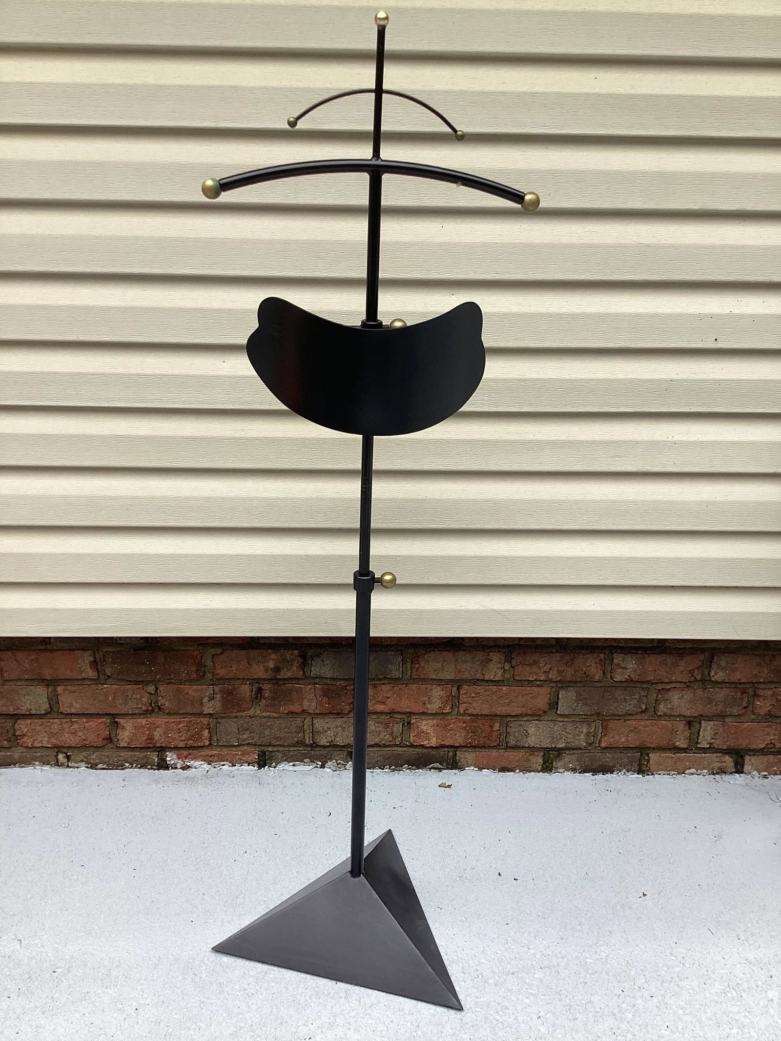 1980s Vintage Post Modern Metal Valet - 10