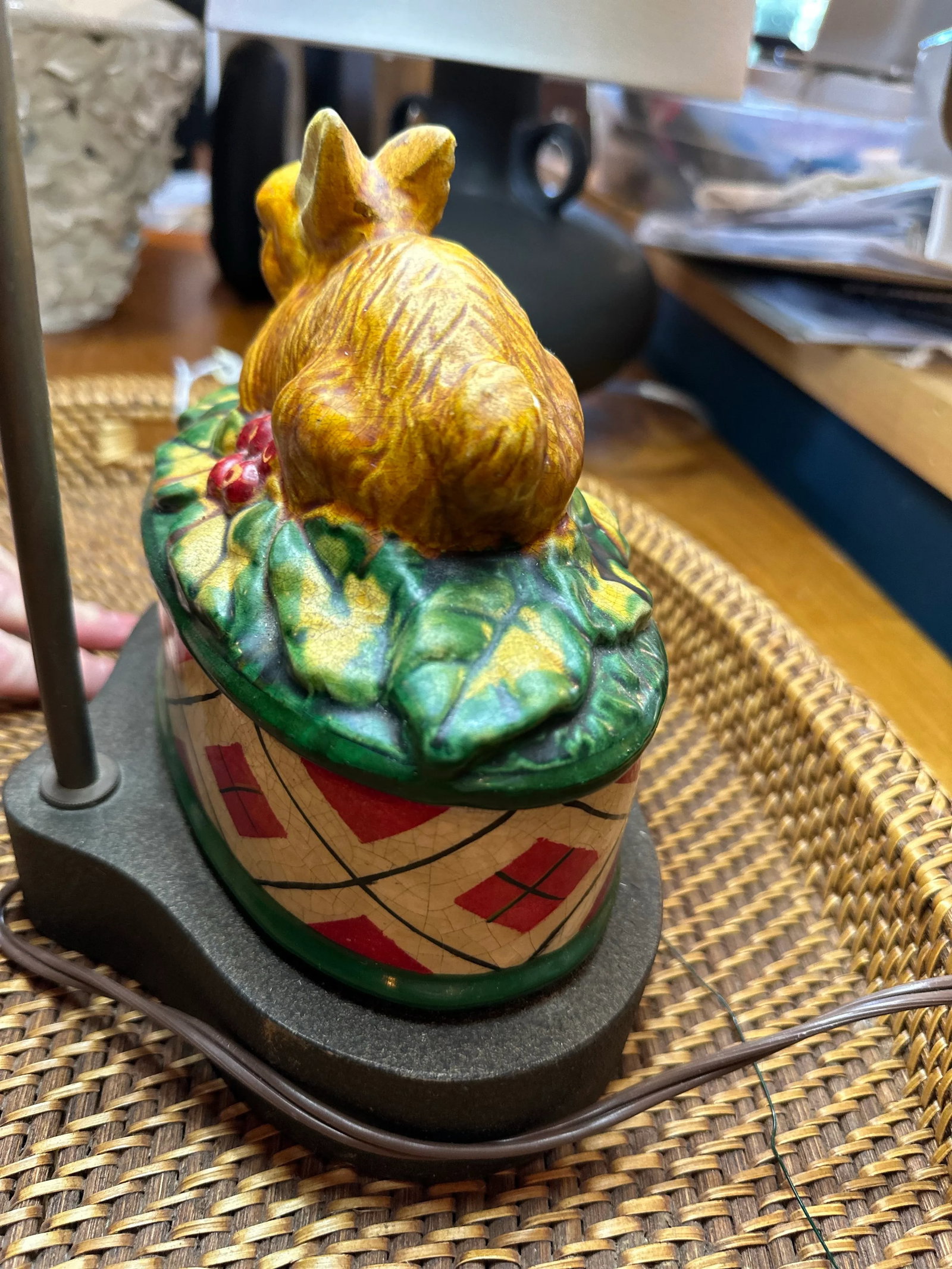 1930's Easter Bunny Lamp - 3