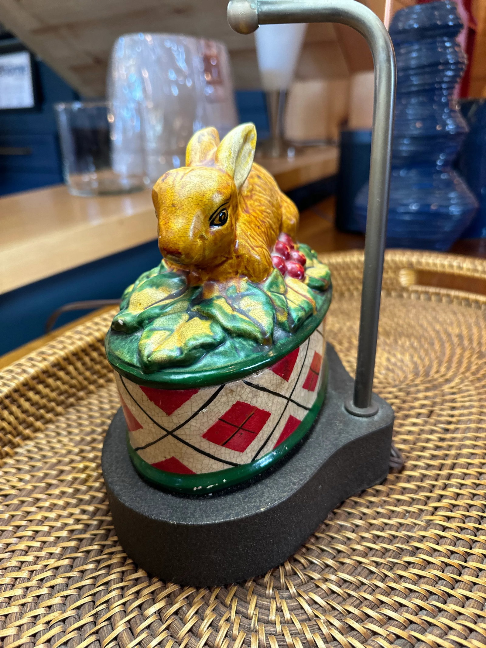 1930's Easter Bunny Lamp - 5