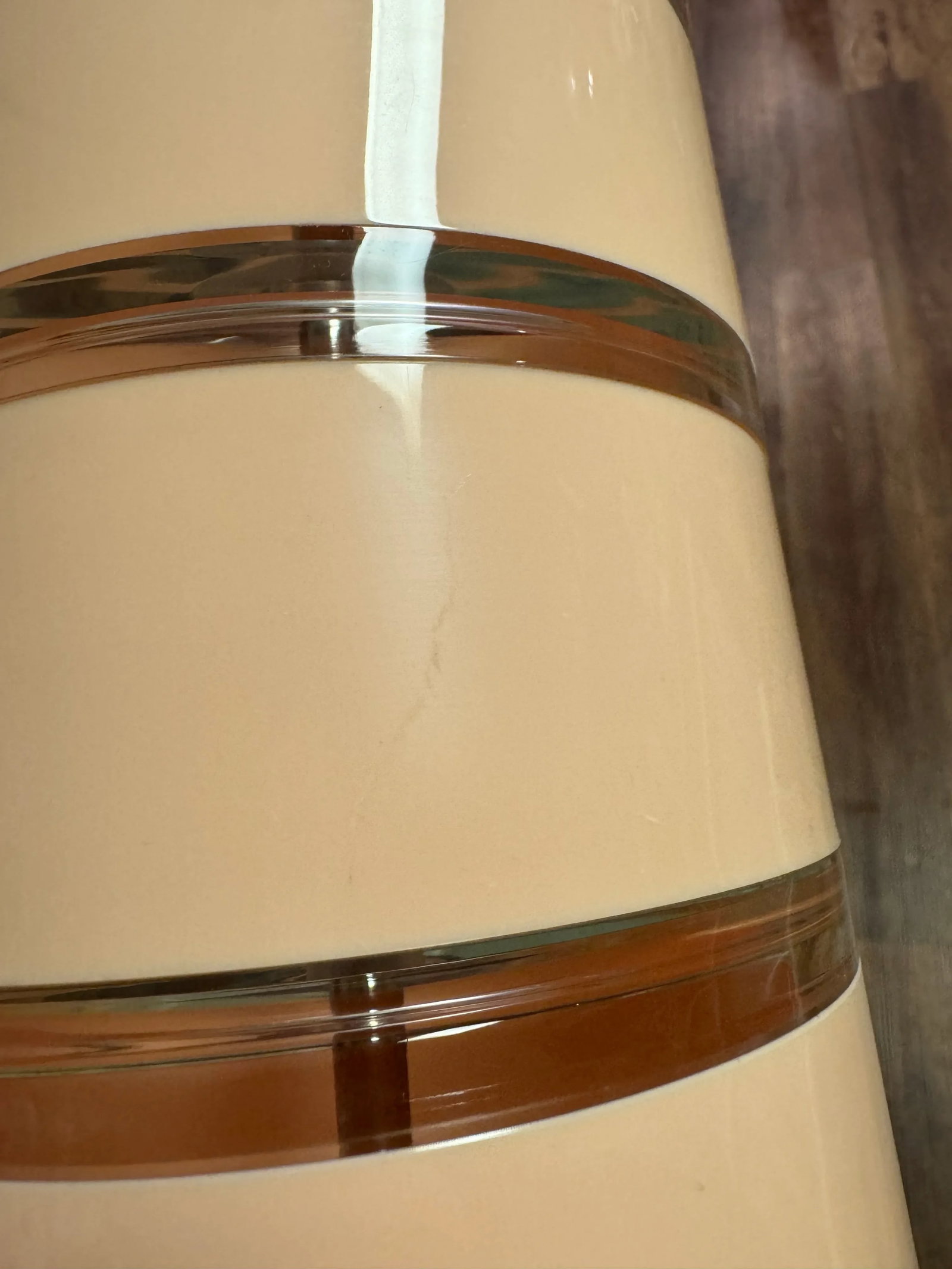 Vintage Optique Lucite Stackable Disc Table Lamp - 6