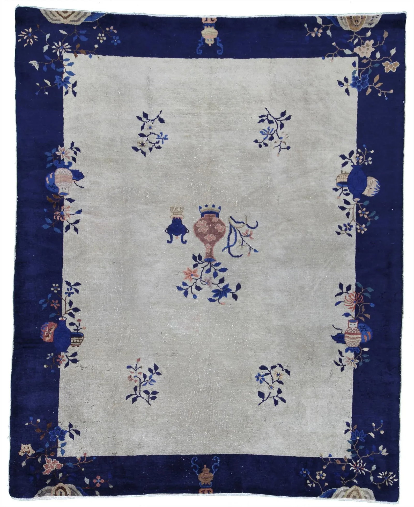 Early 20th Century Antique Chinese Wool Rug - 5' * 8' - 6