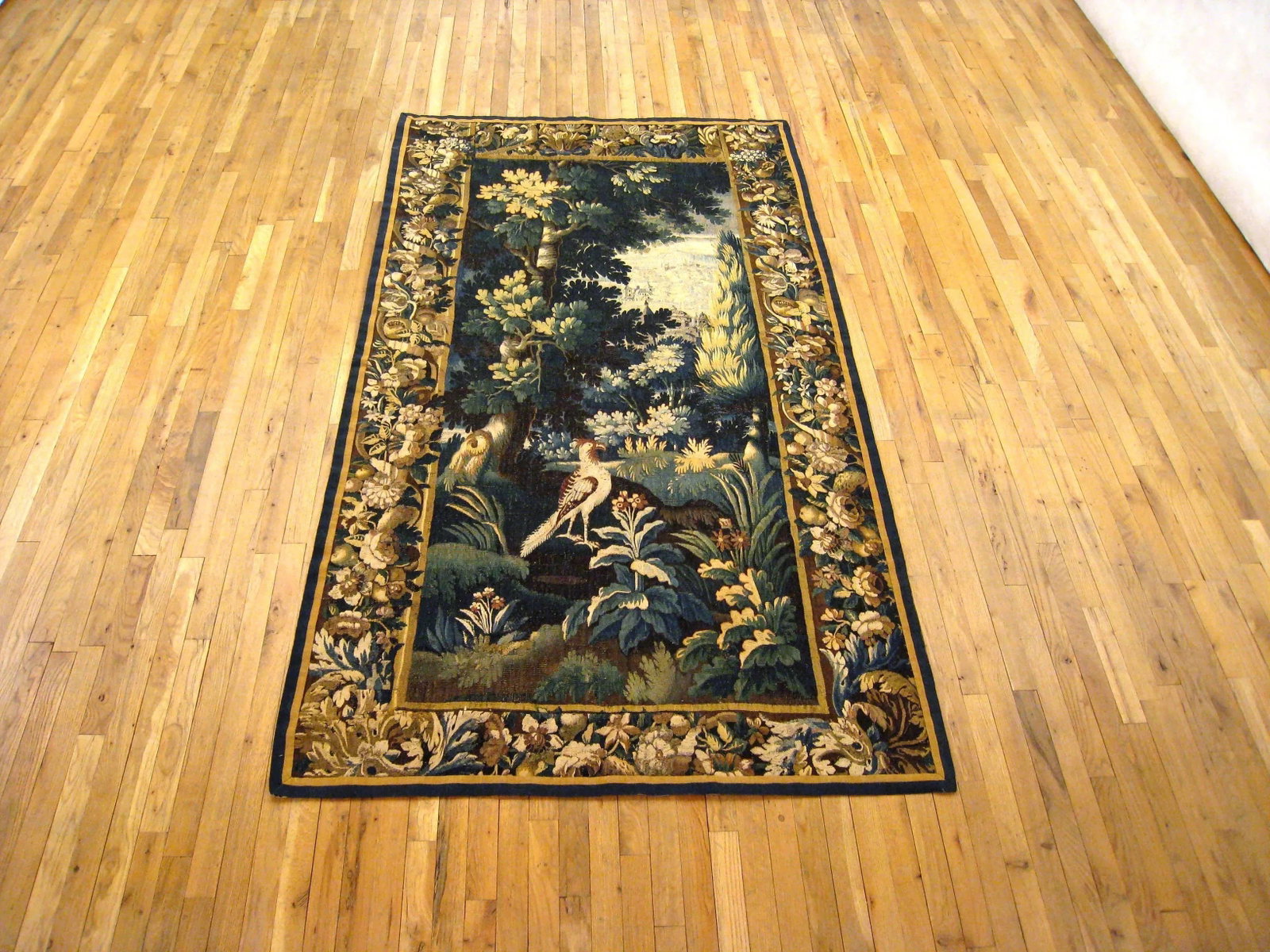 Antique 18th Century Flemish Verdure Tapestry 'from Ralph Lauren Window Display' - 2
