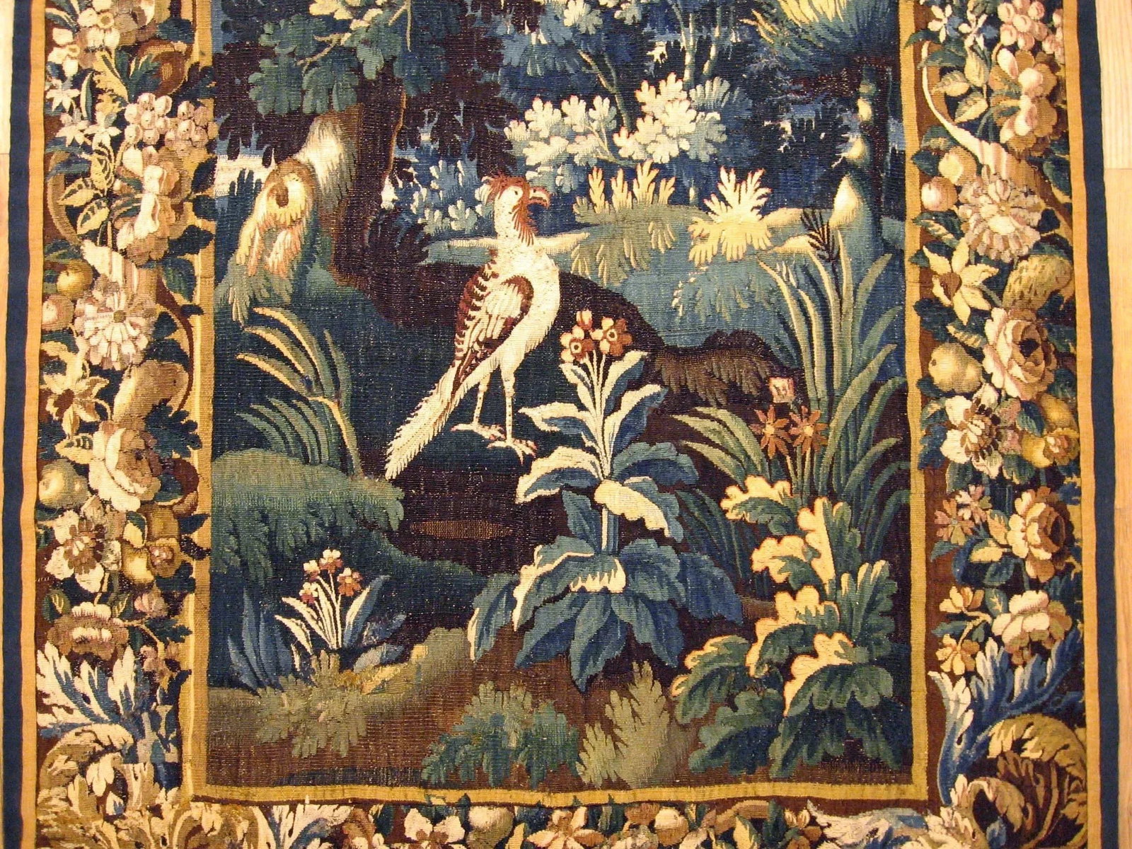 Antique 18th Century Flemish Verdure Tapestry 'from Ralph Lauren Window Display' - 3