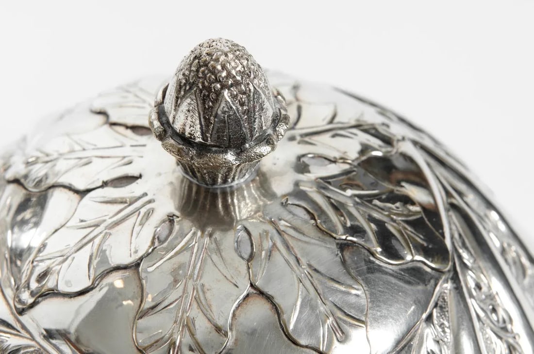 Sheffield Silver Plated Egg Shape Liquor Cave - 7 Piece Set - 5