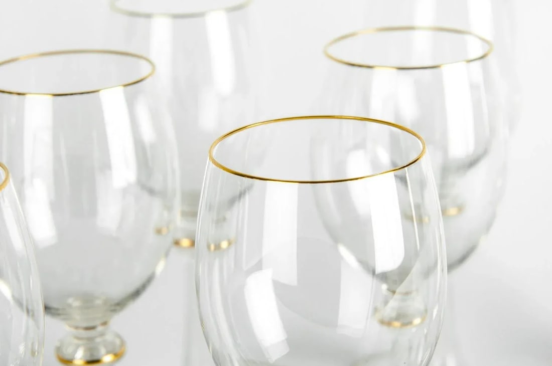 Vintage Baccarat Crystal Glassware - Set of 11 - 5