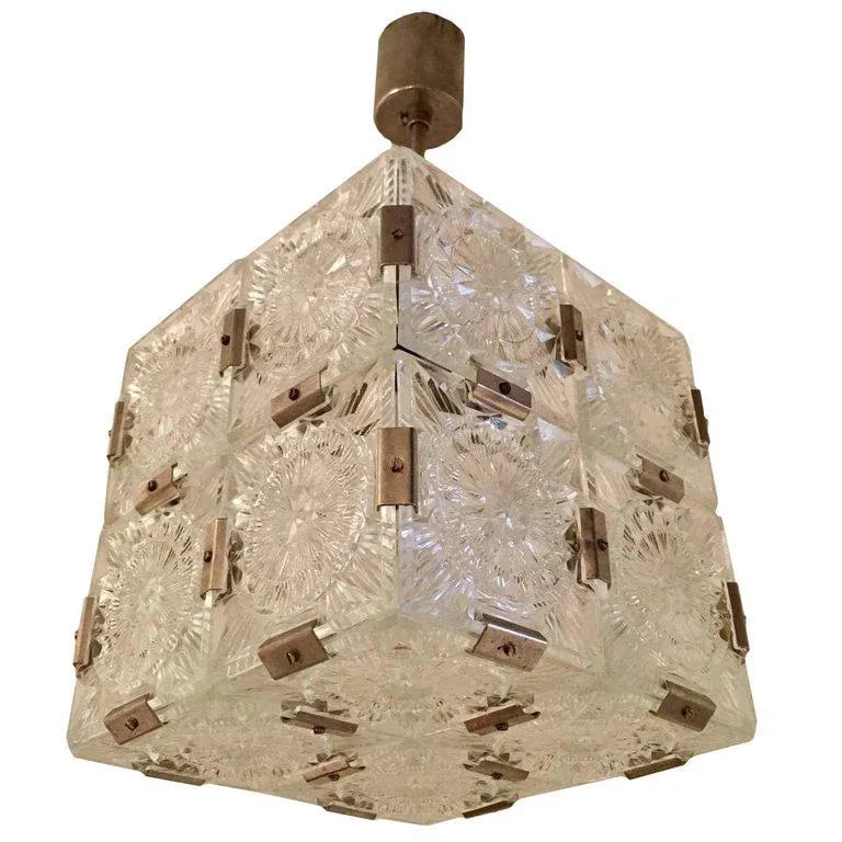 1960s Czech Kamenicky Senov Crystal Pendant - 10