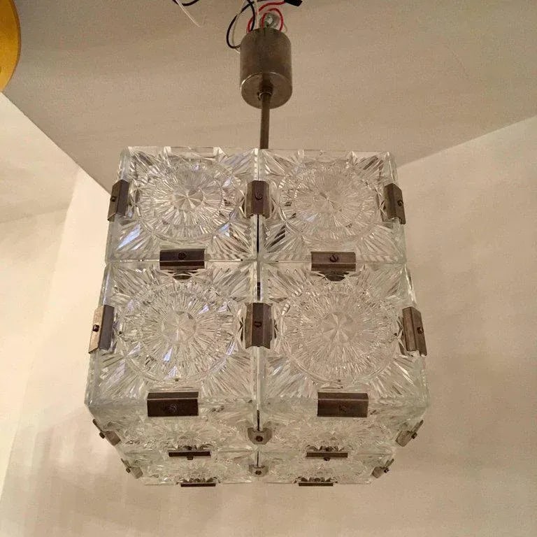 1960s Czech Kamenicky Senov Crystal Pendant - 5
