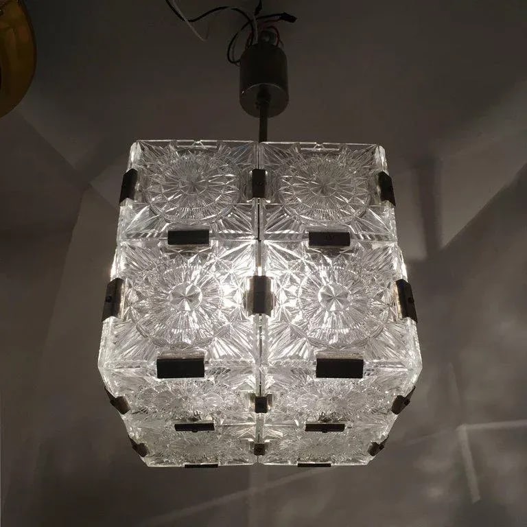 1960s Czech Kamenicky Senov Crystal Pendant - 7