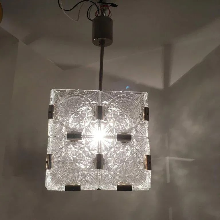 1960s Czech Kamenicky Senov Crystal Pendant - 8