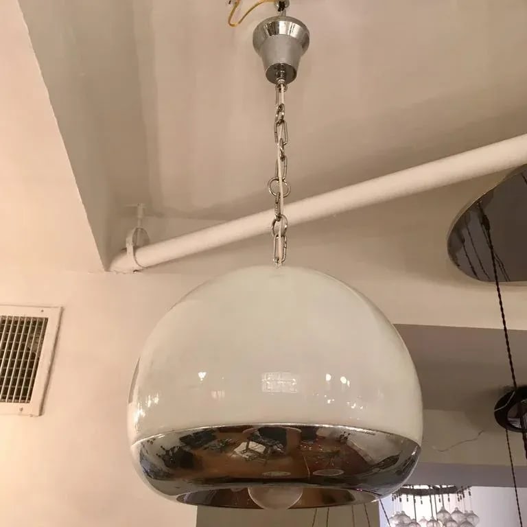 Lumi Italian 1970s Space Age Pendant - 2