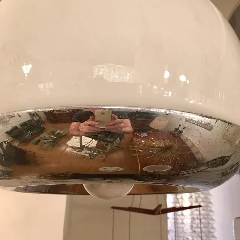 Lumi Italian 1970s Space Age Pendant - 3