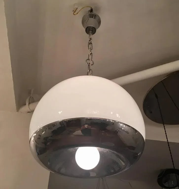Lumi Italian 1970s Space Age Pendant - 5