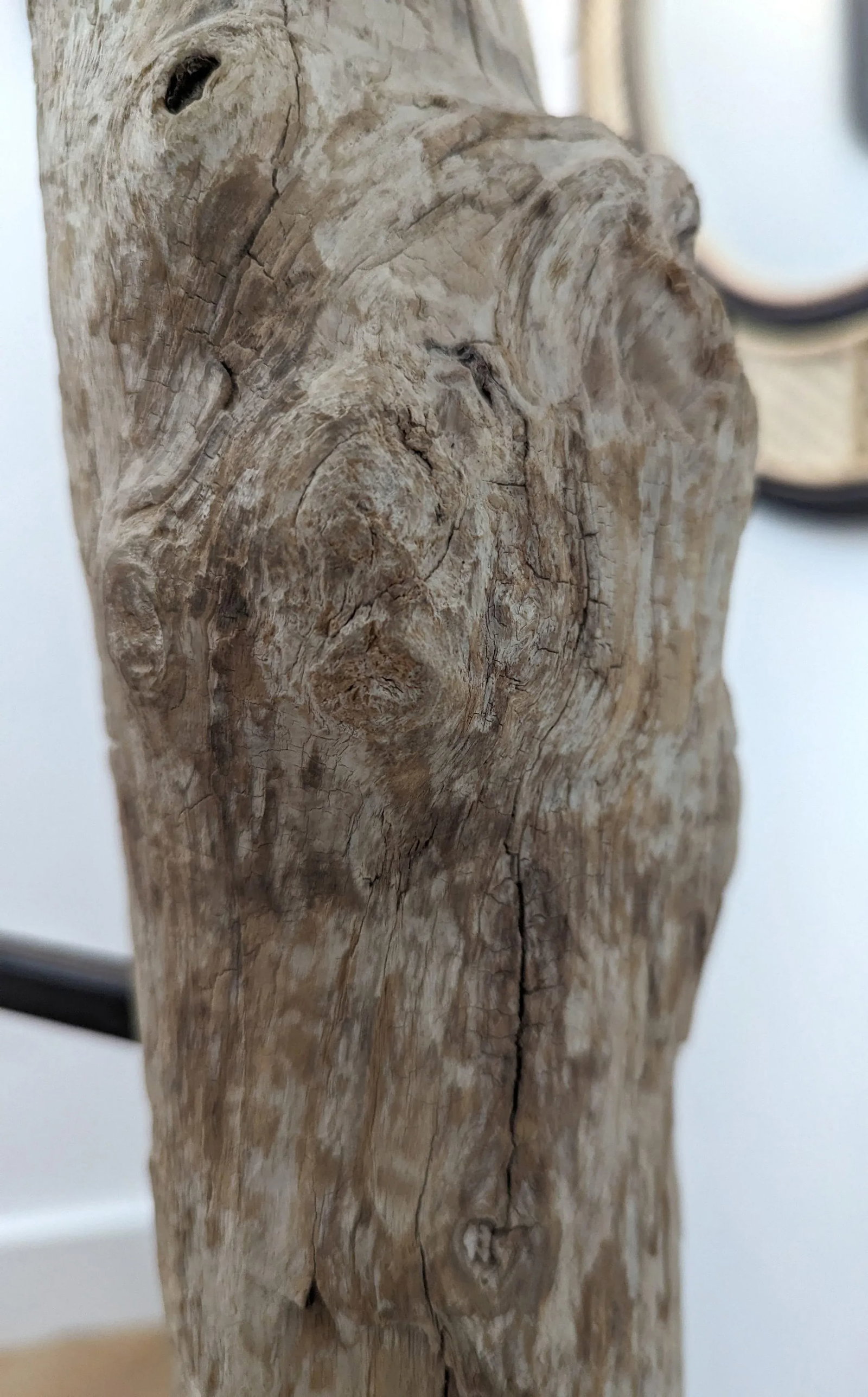 Rustic Kennebunkport Driftwood Floor Lamp - 5