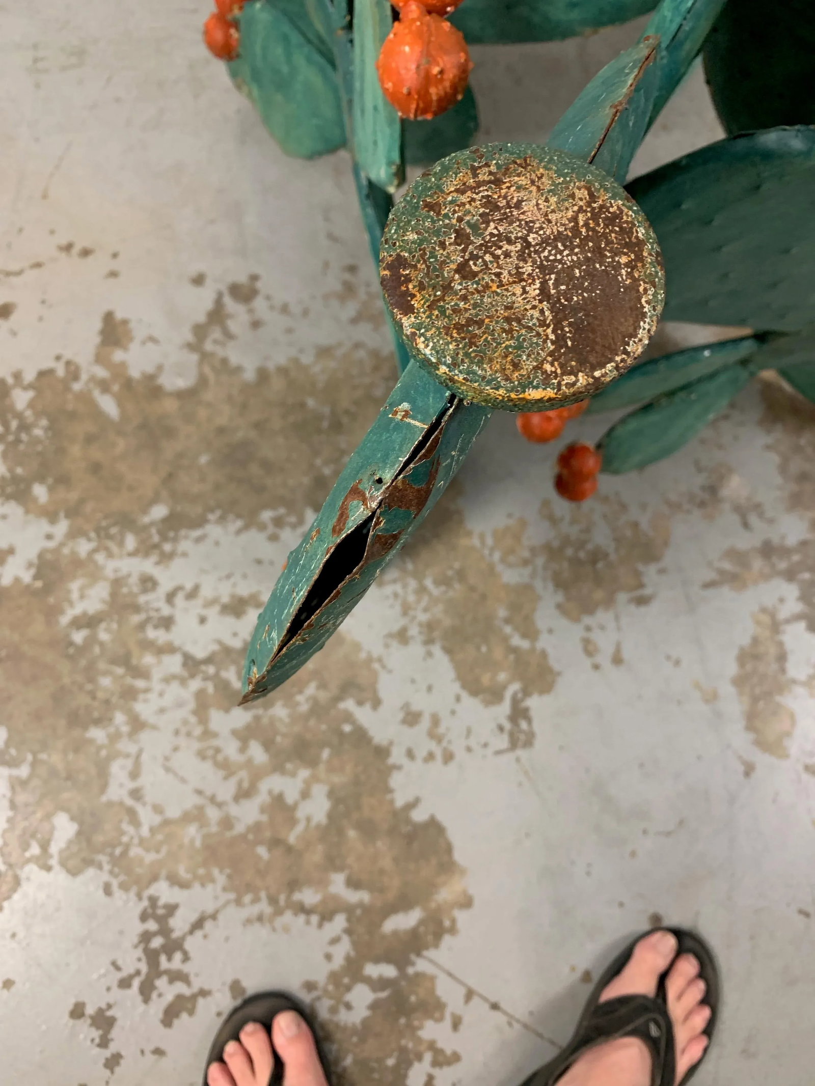 Prickly Pear Cactus Sculpture / Table Base - 8