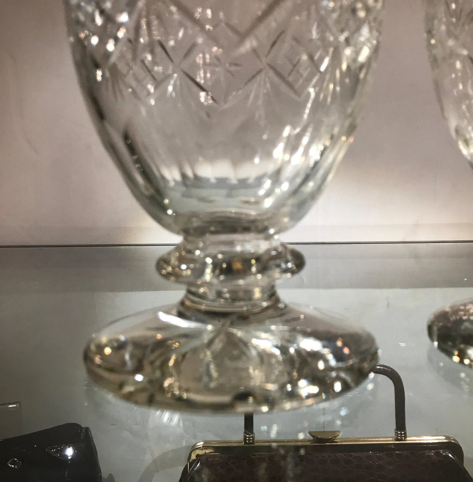 19th Century European Cut Glass Claret Decanters - a Pair - 9