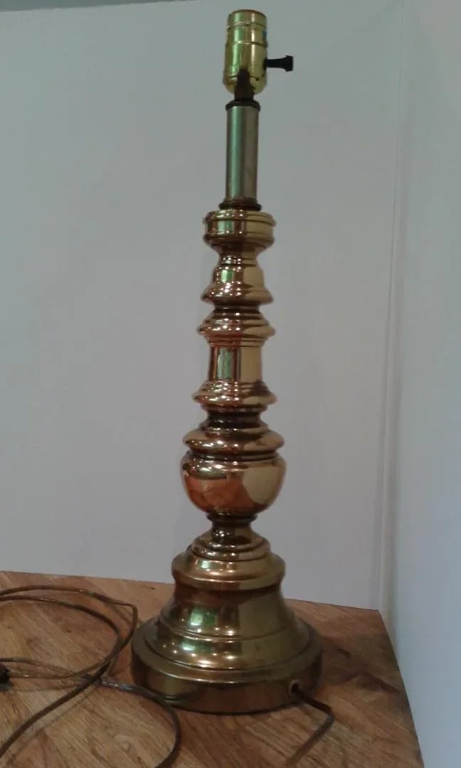 1960s Brass Table Lamp - 8