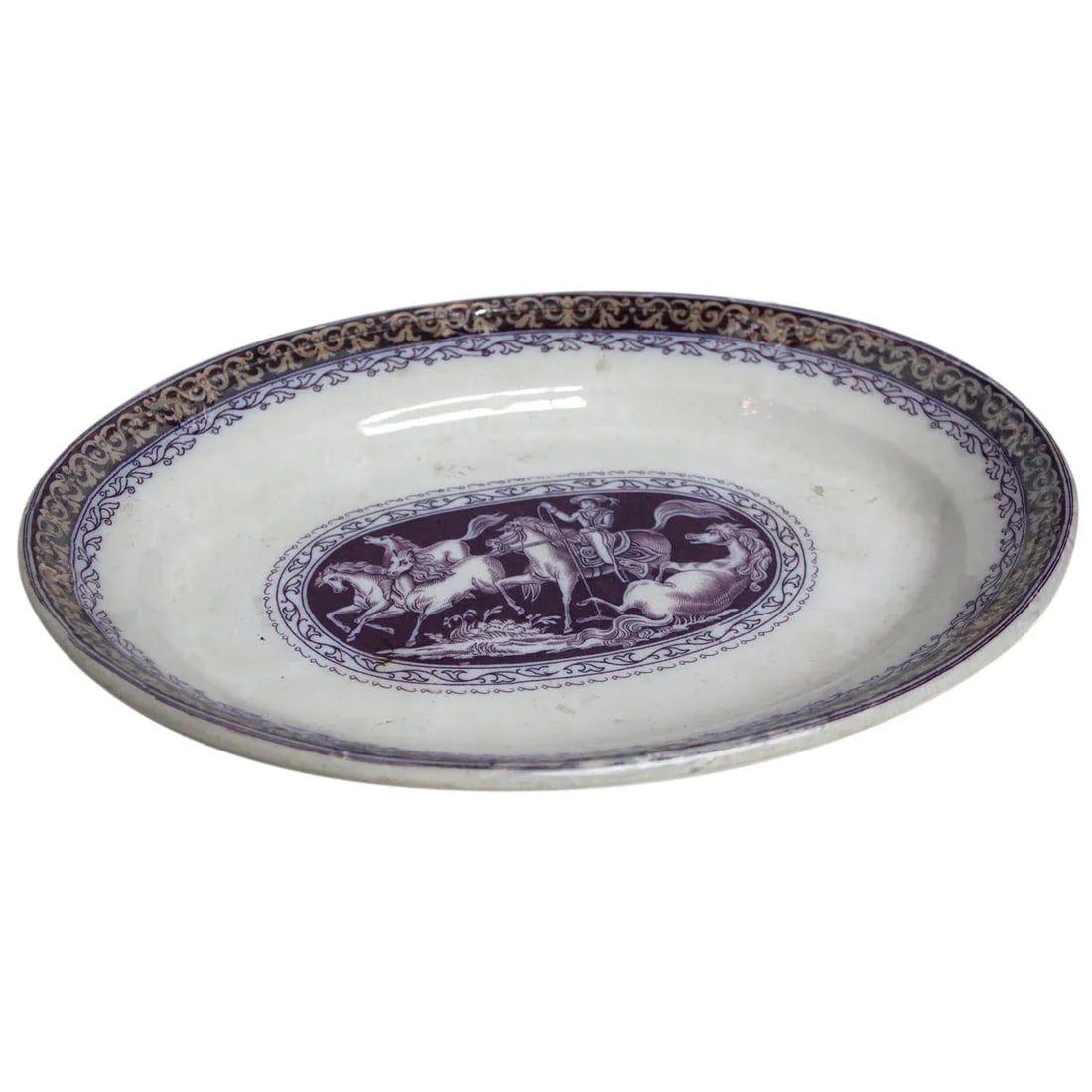 19th Century Elsmore & Forster Ironstone Platter - 2