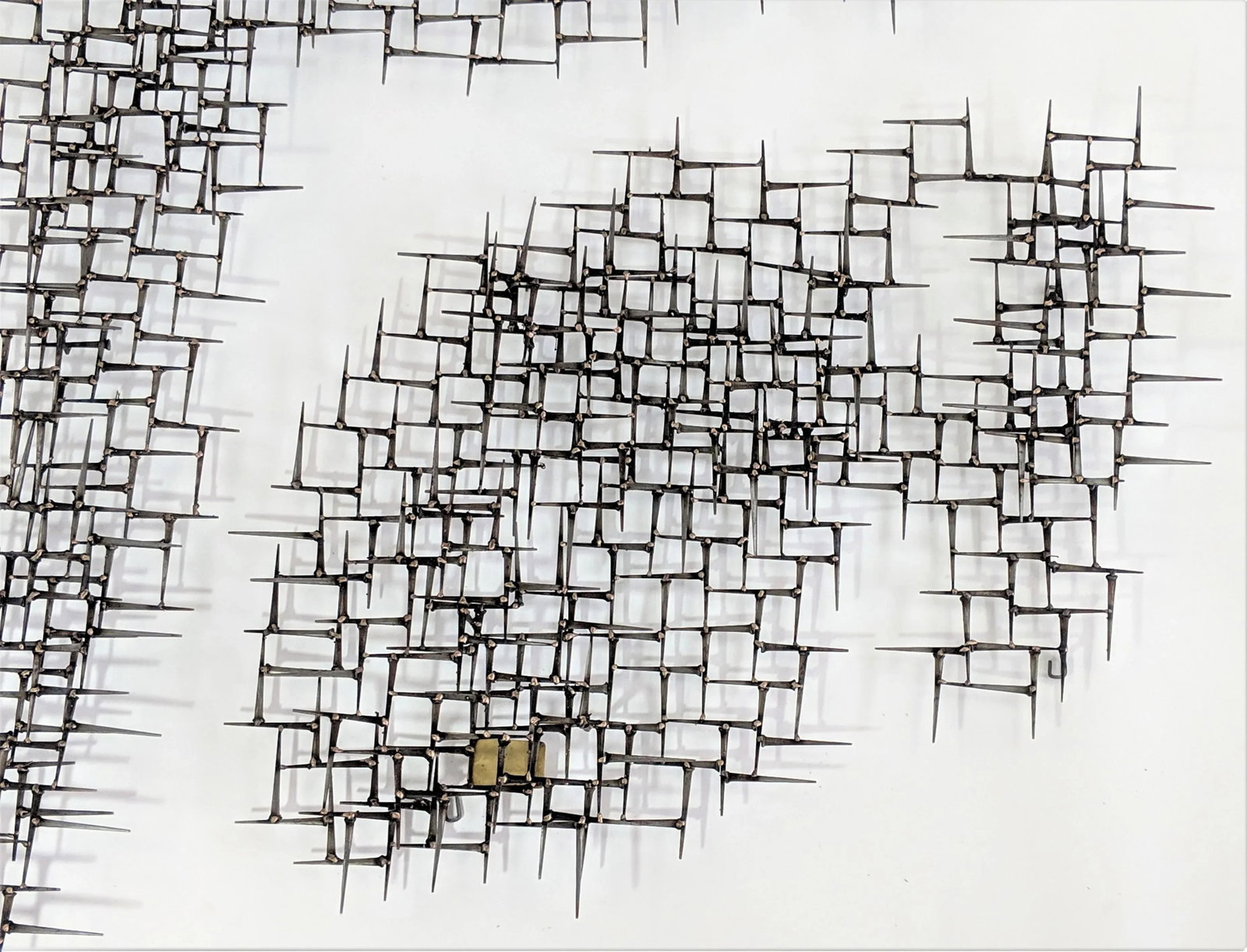 Mid-Century Modern Style Welded Nail Sculpture - 10