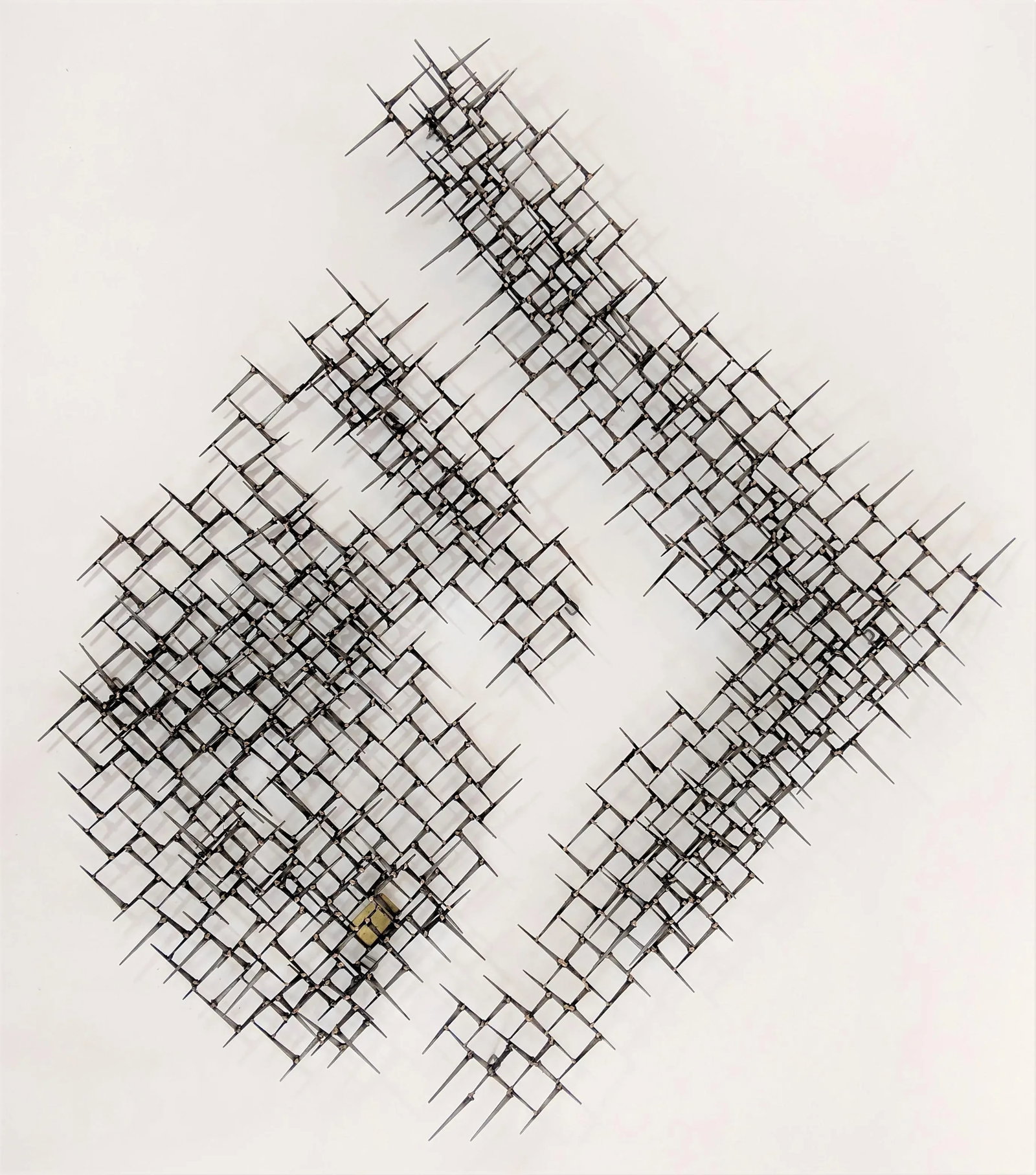 Mid-Century Modern Style Welded Nail Sculpture - 13