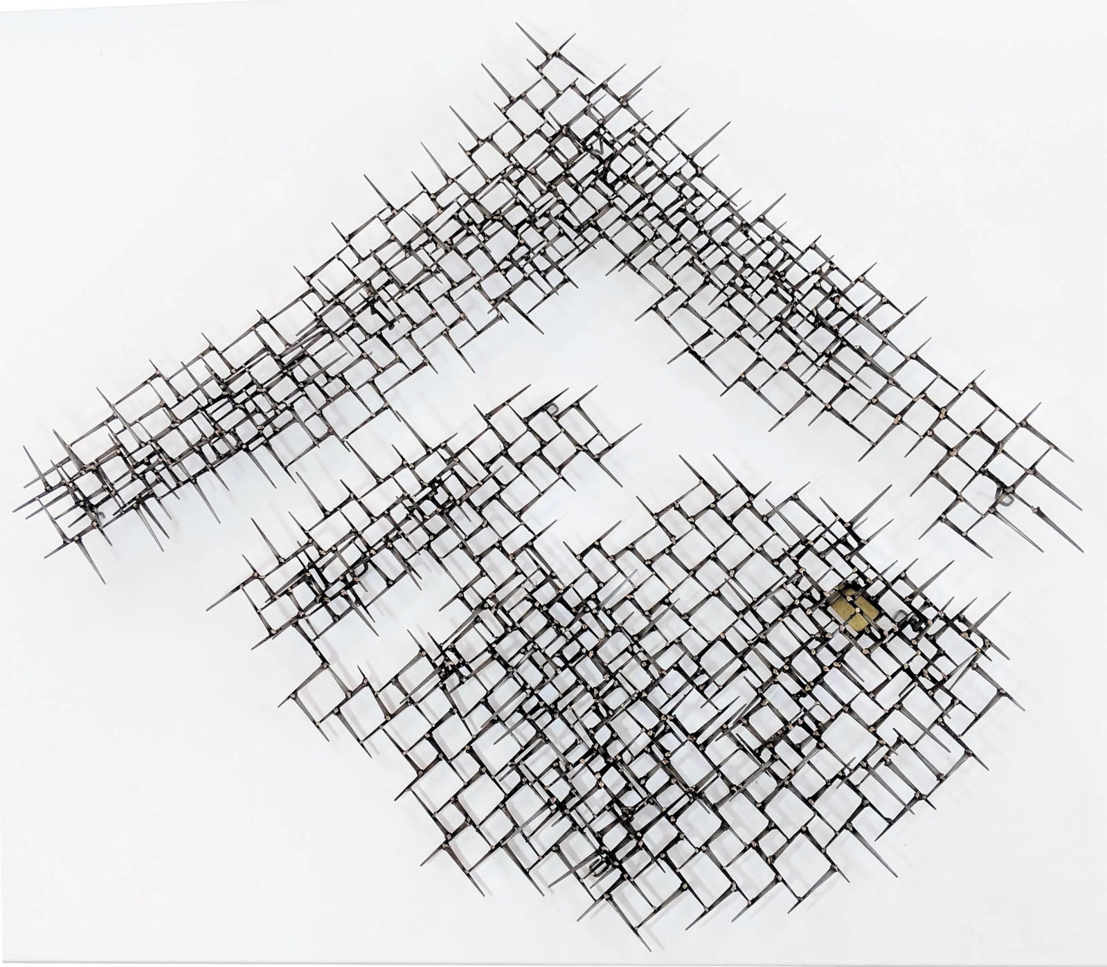 Mid-Century Modern Style Welded Nail Sculpture - 3