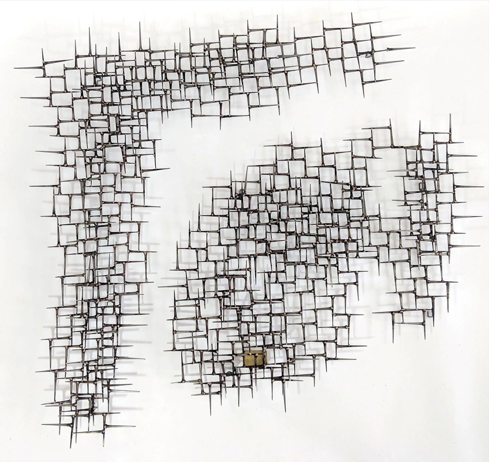 Mid-Century Modern Style Welded Nail Sculpture - 4